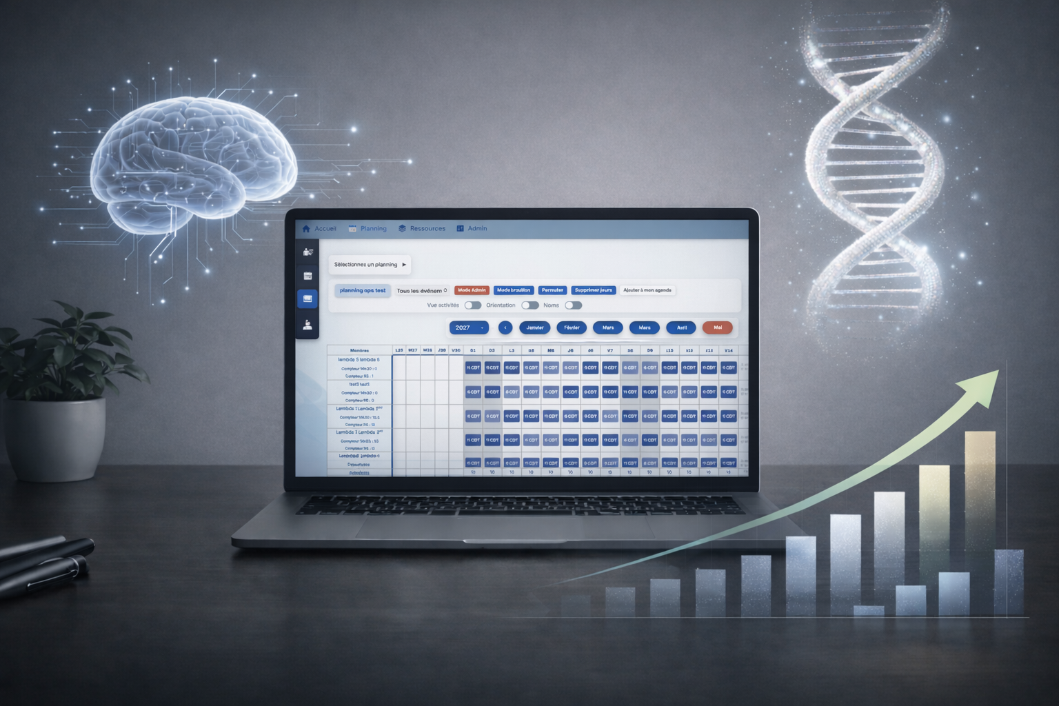 Aperçu SKYNET — génération assistée par IA